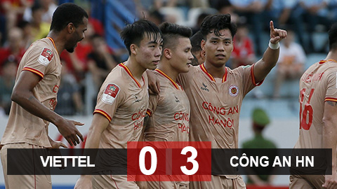 Kết quả Viettel 0-3 Công An Hà Nội: CAHN cách chức vô địch... 1 điểm